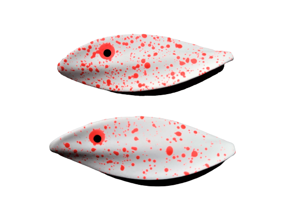pro-bite OGLures Twister Sonderedition Halloween Durchlaufblinker in 7,5 gr. | Sonderfarbe: 02