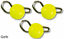 Paladin Tungsten Cheburashka Flexibler Jigkopf - 3 Jigheads, Gewicht/Farbe:0.6g / gelb