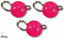 pro-bite Cheburashka aus Tungsten - Flexibler Jigkopf/zum ultraleichten Barsch- und Forellenangeln/Farbe: Pink/Gewicht: 1,5 gr.